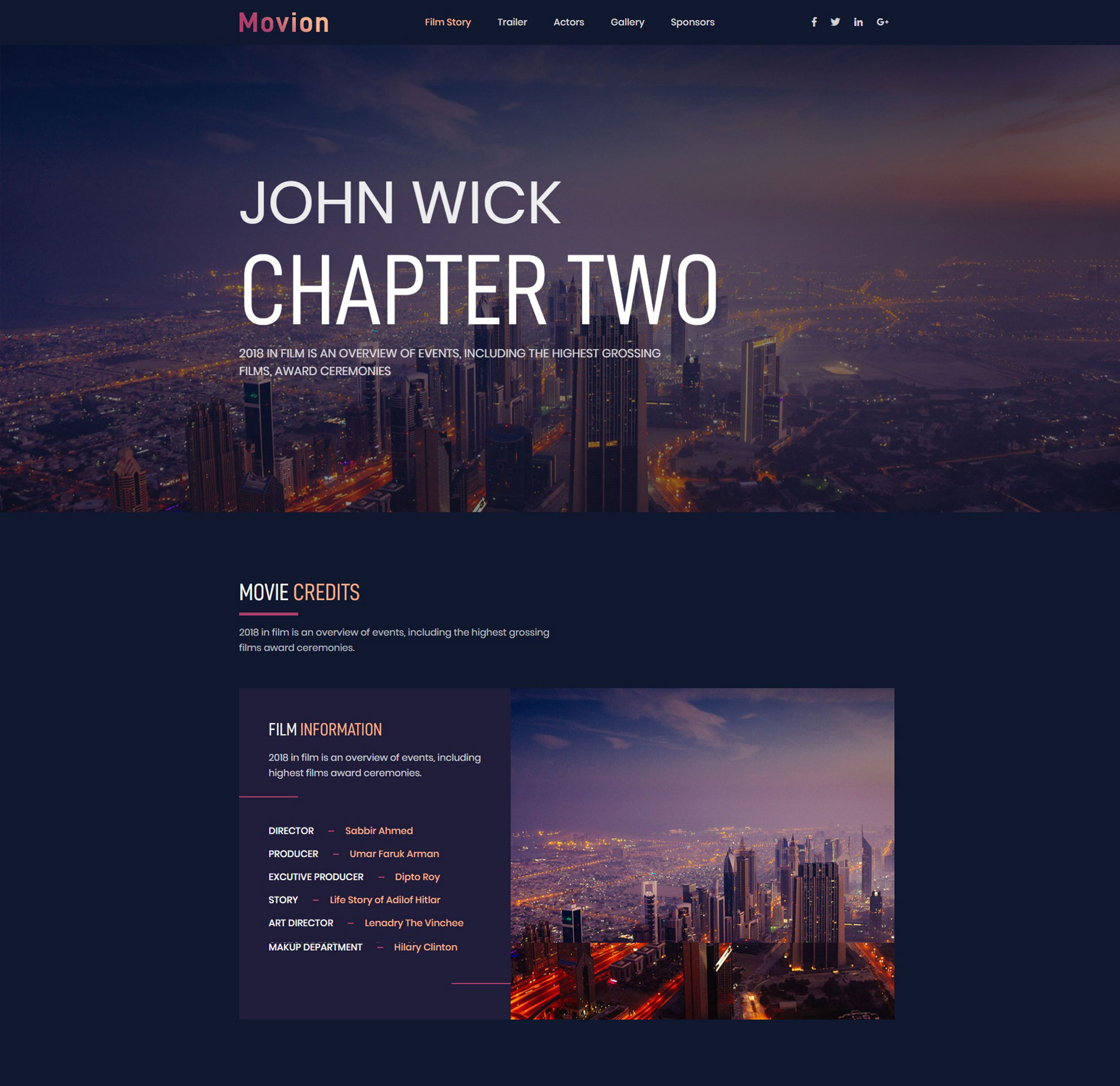Page Details